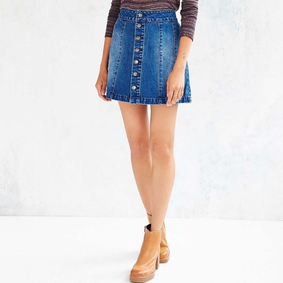 Urban Outfitters Dresses & Skirts - Urban Outfitters BDG button down denim skirt